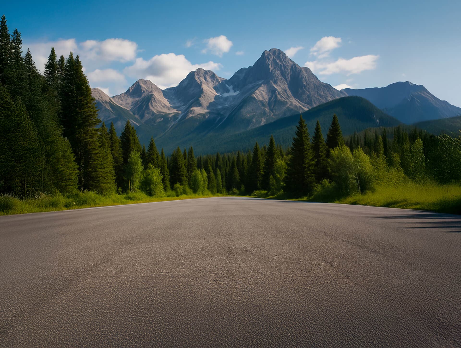 Tow truck on the road